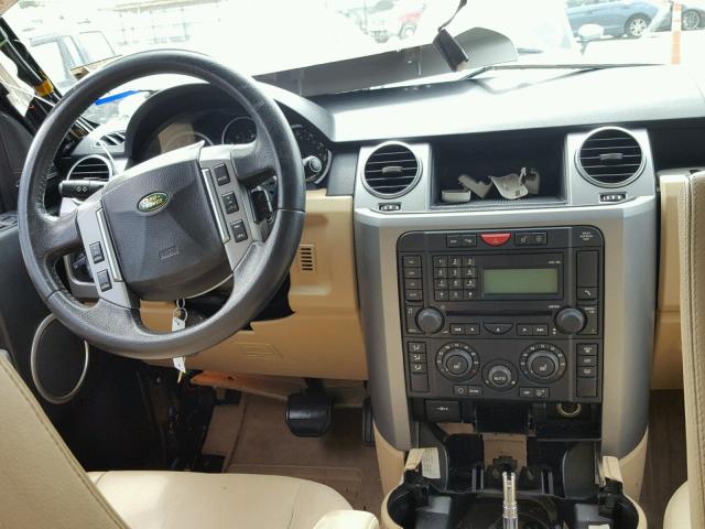 SALAE25428A491148 - 2008 LAND ROVER LR3 SE BLACK photo 9