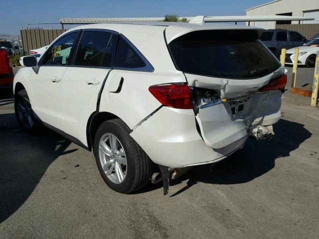 5J8TB3H39EL006250 - 2014 ACURA RDX BASE WHITE photo 3