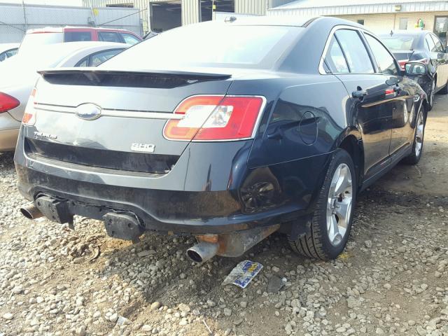 1FAHP2KT3AG170742 - 2010 FORD TAURUS SHO BLACK photo 4