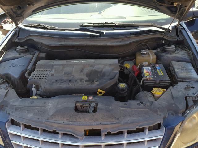 2C8GF68414R387000 - 2004 CHRYSLER PACIFICA BLUE photo 7