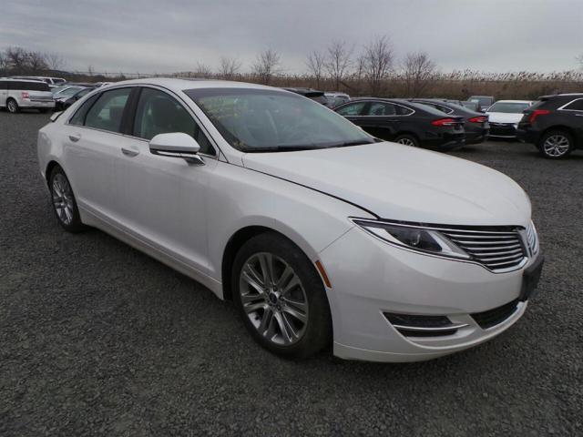 3LN6L2LU8ER814086 - 2014 LINCOLN MKZ HYBRID WHITE photo 2