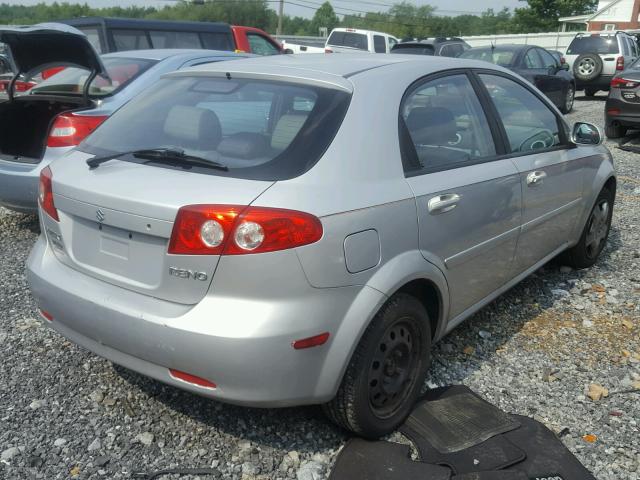 KL5JD66Z27K724262 - 2007 SUZUKI RENO BASE SILVER photo 4