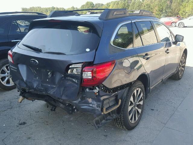 4S4BSBNC8F3341215 - 2015 SUBARU OUTBACK 2. BLUE photo 4