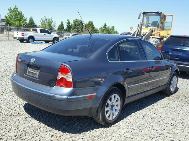 WVWPD63B13P108948 - 2003 VOLKSWAGEN PASSAT GLS GRAY photo 4