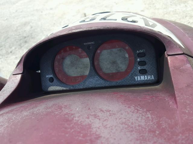 YAMA1178L798 - 1998 YAMAHA WAVERUNNER MAROON photo 8