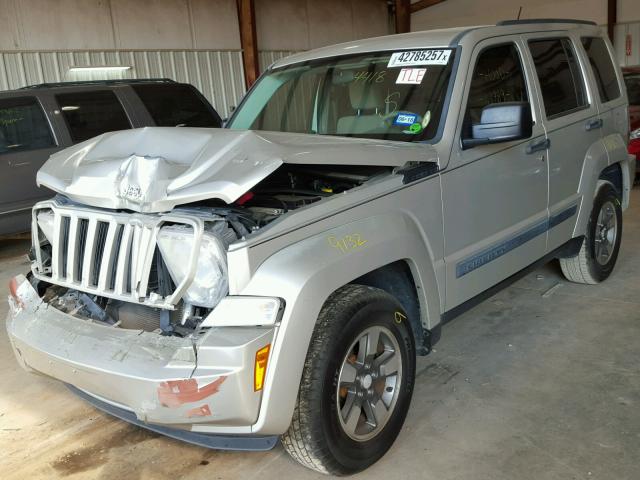 1J8GP28K29W504418 - 2009 JEEP LIBERTY SP SILVER photo 2