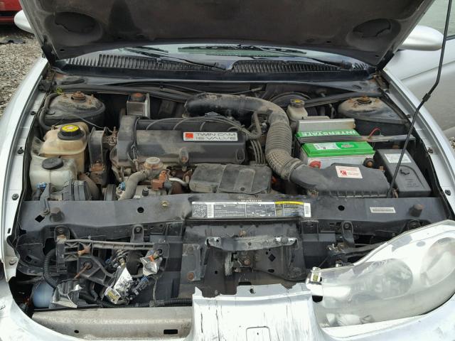 1G8ZY12722Z240370 - 2002 SATURN SC2 SILVER photo 7