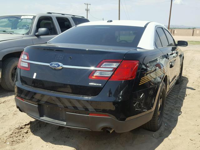 1FAHP2L89GG141944 - 2016 FORD TAURUS POL BLACK photo 4