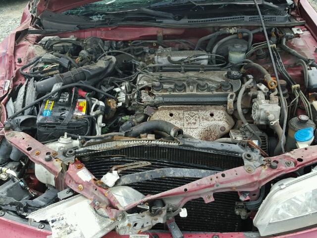 1HGCD5651VA095902 - 1997 HONDA ACCORD EX BURGUNDY photo 7