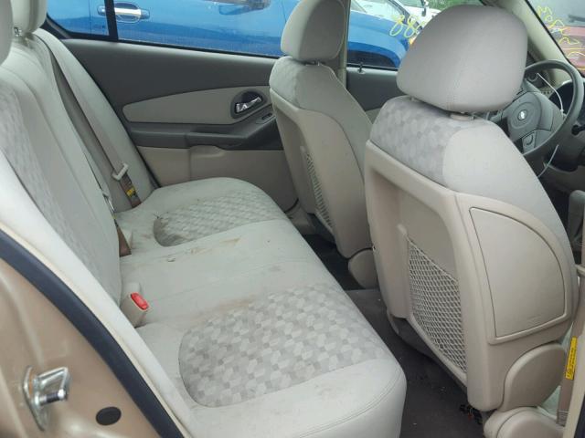1G1ZT54885F175394 - 2005 CHEVROLET MALIBU LS Qəhvəyi foto 6