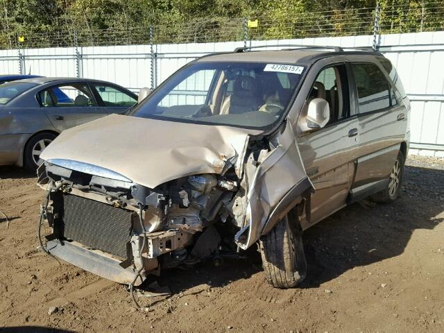 3G5DB03E52S525240 - 2002 BUICK RENDEZVOUS BEIGE photo 2