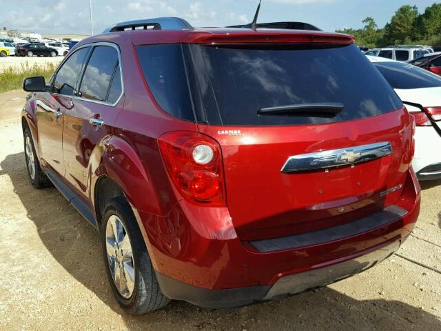 2GNALFEKXC1315543 - 2012 CHEVROLET EQUINOX RED photo 3