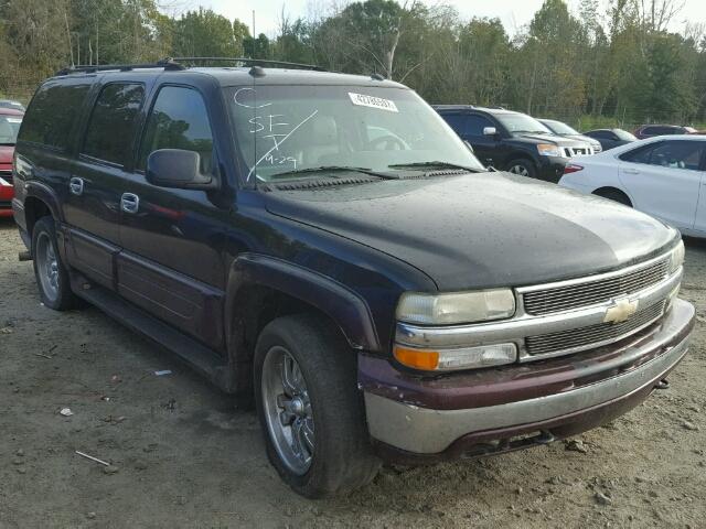 3GNFK16Z14G288796 - 2004 CHEVROLET SUBURBAN PURPLE photo 1