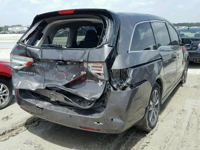 5FNRL5H99GB043438 - 2016 HONDA ODYSSEY TO GRAY photo 4