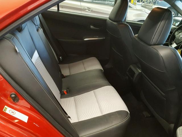 4T1BF1FK1CU572970 - 2012 TOYOTA CAMRY BASE წითელი ფოტო 6