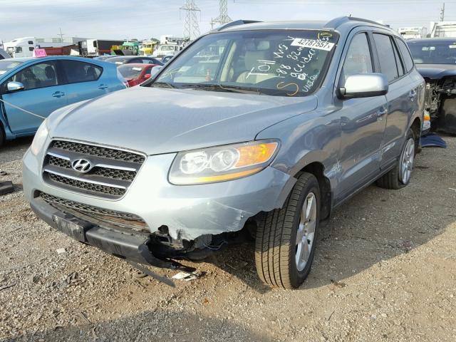 5NMSH13E88H223848 - 2008 HYUNDAI SANTA FE S GRAY photo 2