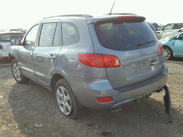 5NMSH13E88H223848 - 2008 HYUNDAI SANTA FE S GRAY photo 3