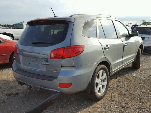 5NMSH13E88H223848 - 2008 HYUNDAI SANTA FE S GRAY photo 4