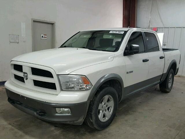 1D3HB13P59S713089 - 2009 DODGE RAM 1500 WHITE photo 2