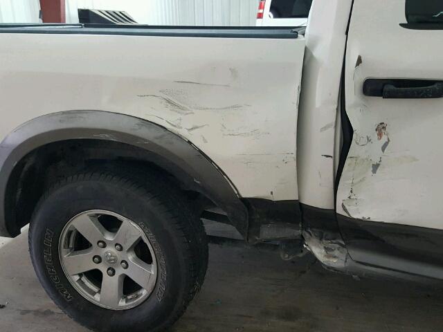 1D3HB13P59S713089 - 2009 DODGE RAM 1500 WHITE photo 9