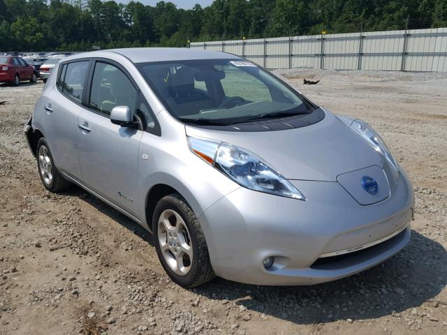 JN1AZ0CP2CT019478 - 2012 NISSAN LEAF SV SILVER photo 1