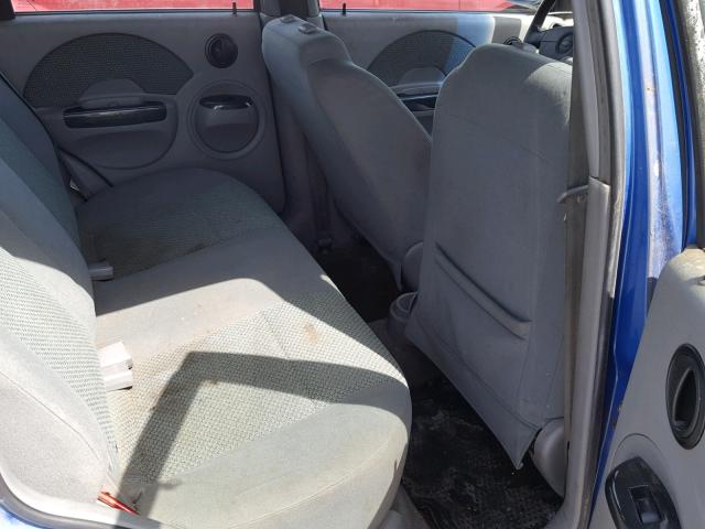 KL1TJ62684B185785 - 2004 CHEVROLET AVEO LS BLUE photo 6