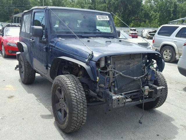 1C4AJWAG9DL528320 - 2013 JEEP WRANGLER S BLACK photo 1