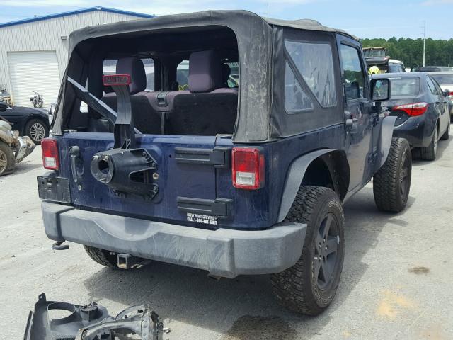 1C4AJWAG9DL528320 - 2013 JEEP WRANGLER S BLACK photo 4