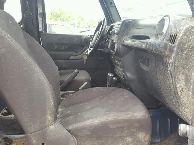 1C4AJWAG9DL528320 - 2013 JEEP WRANGLER S BLACK photo 5