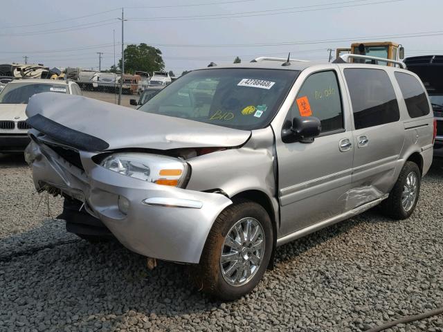 5GADX33L95D226107 - 2005 BUICK TERRAZA CX SILVER photo 2