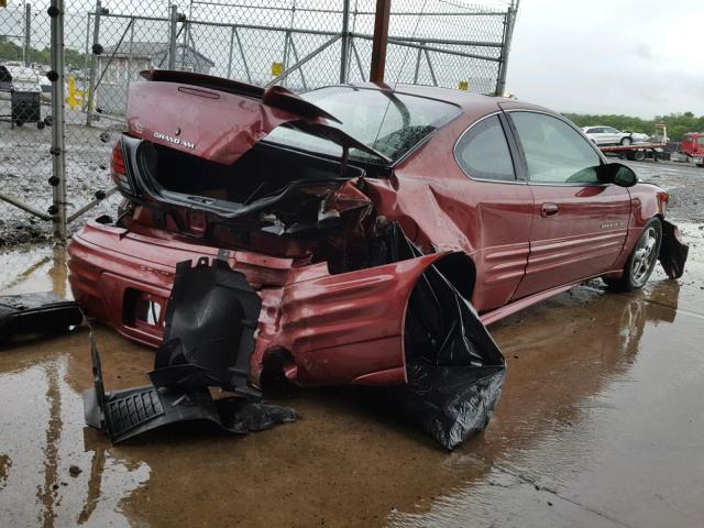 1G2NF12F42C186109 - 2002 PONTIAC GRAND AM S Bordo foto 4