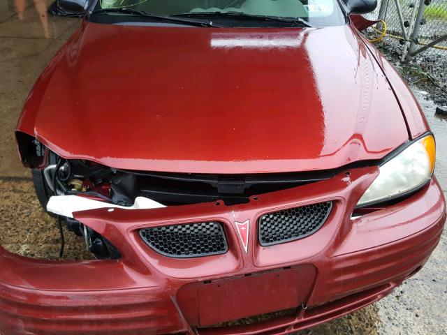 1G2NF12F42C186109 - 2002 PONTIAC GRAND AM S Bordo foto 7