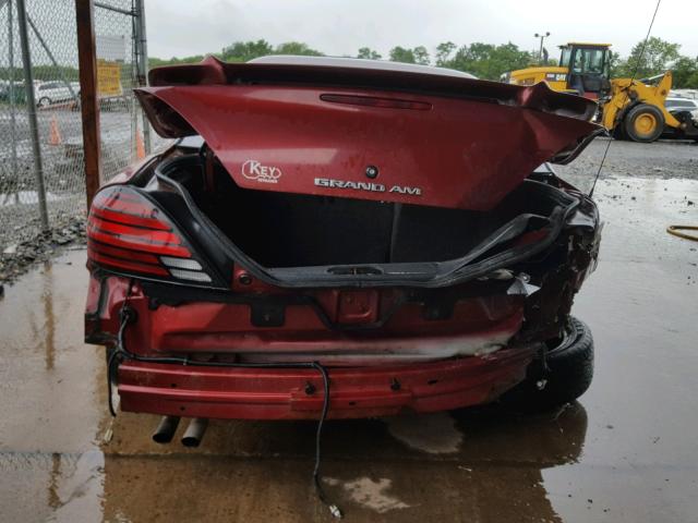 1G2NF12F42C186109 - 2002 PONTIAC GRAND AM S Bordo foto 9