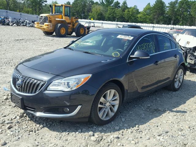 2G4GL5EX5F9178697 - 2015 BUICK REGAL GRAY photo 2