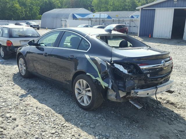 2G4GL5EX5F9178697 - 2015 BUICK REGAL GRAY photo 3