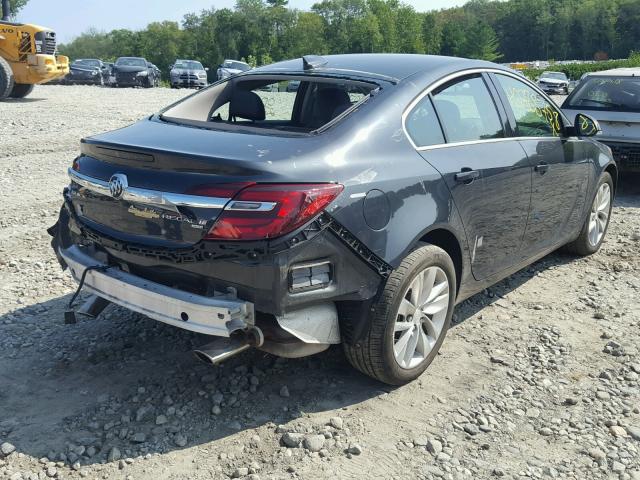 2G4GL5EX5F9178697 - 2015 BUICK REGAL GRAY photo 4