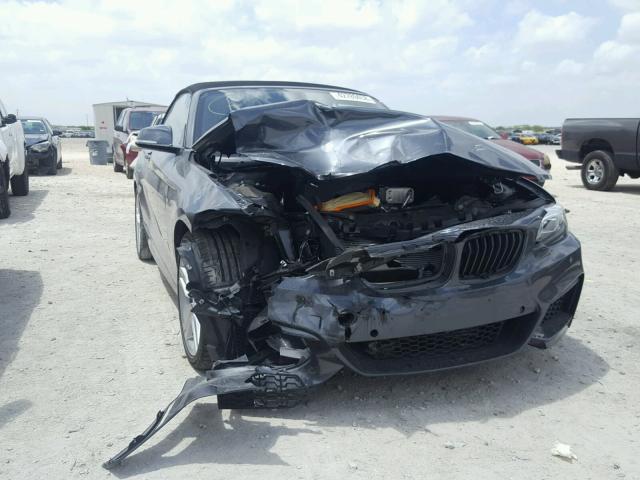 WBA1K9C55GV322153 - 2016 BMW 228 I GRAY photo 1