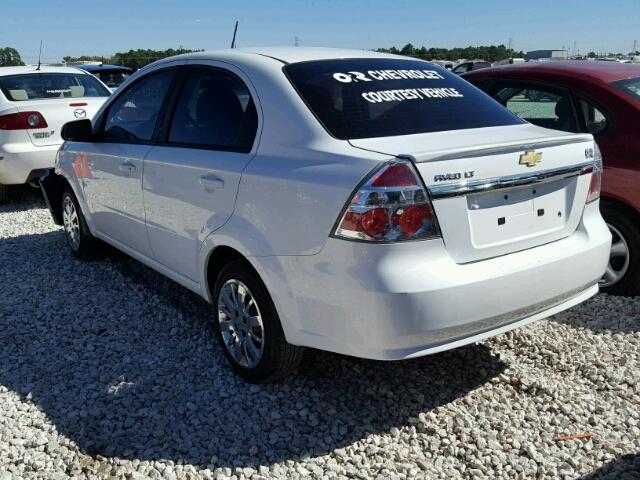 KL1TG5DE0BB253295 - 2011 CHEVROLET AVEO WHITE photo 3