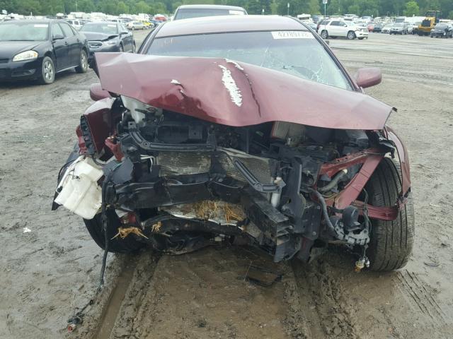 1N4AL2AP6CC186512 - 2012 NISSAN ALTIMA BAS MAROON photo 9