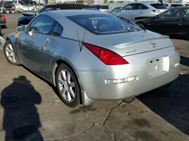 JN1AZ34D83T107991 - 2003 NISSAN 350Z SILVER photo 3