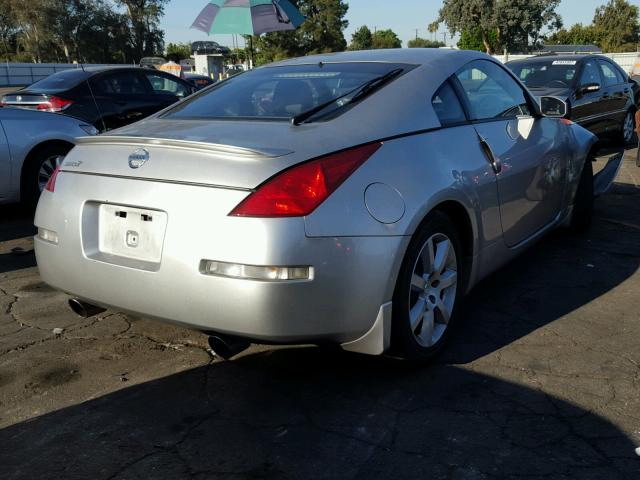 JN1AZ34D83T107991 - 2003 NISSAN 350Z SILVER photo 4