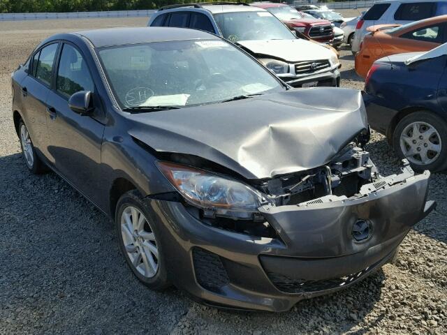 JM1BL1V74C1679037 - 2012 MAZDA 3 GRAY photo 1