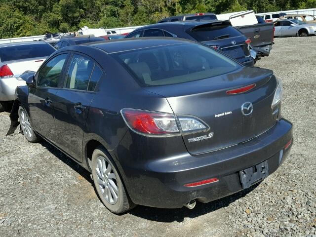 JM1BL1V74C1679037 - 2012 MAZDA 3 GRAY photo 3