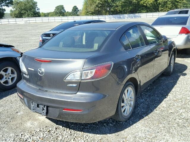 JM1BL1V74C1679037 - 2012 MAZDA 3 GRAY photo 4