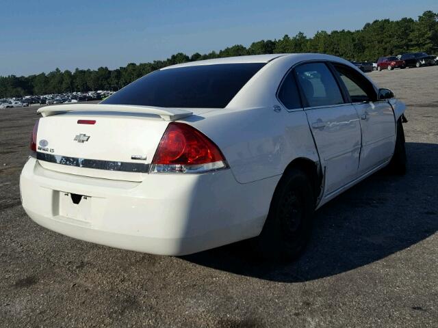 2G1WB58K679393387 - 2007 CHEVROLET IMPALA LS WHITE photo 4