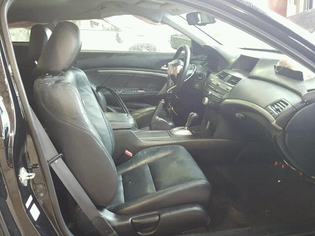 1HGCS2B85AA003110 - 2010 HONDA ACCORD EXL BLACK photo 5