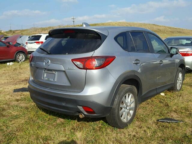 JM3KE4CY3F0433105 - 2015 MAZDA CX-5 SILVER photo 4