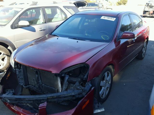 KNAGE124475125759 - 2007 KIA OPTIMA LX RED photo 2