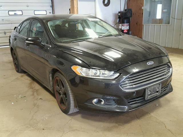 3FA6P0HR9DR112221 - 2013 FORD FUSION SE BLACK photo 1