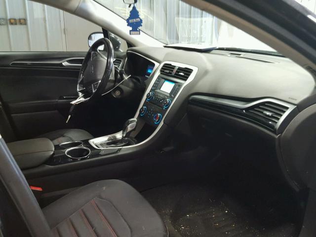 3FA6P0HR9DR112221 - 2013 FORD FUSION SE BLACK photo 5